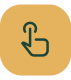 Paper and pointing hand icon