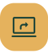 Computer with arrow icon